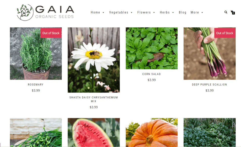 Gaia Organics Seed Company
