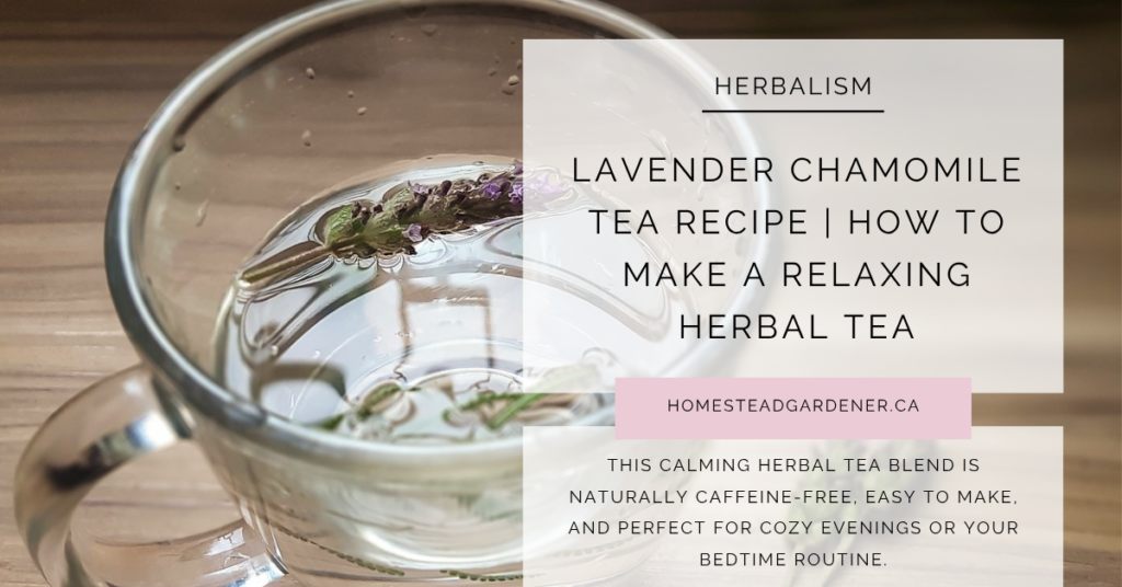 Lavender Chamomile Tea Recipe