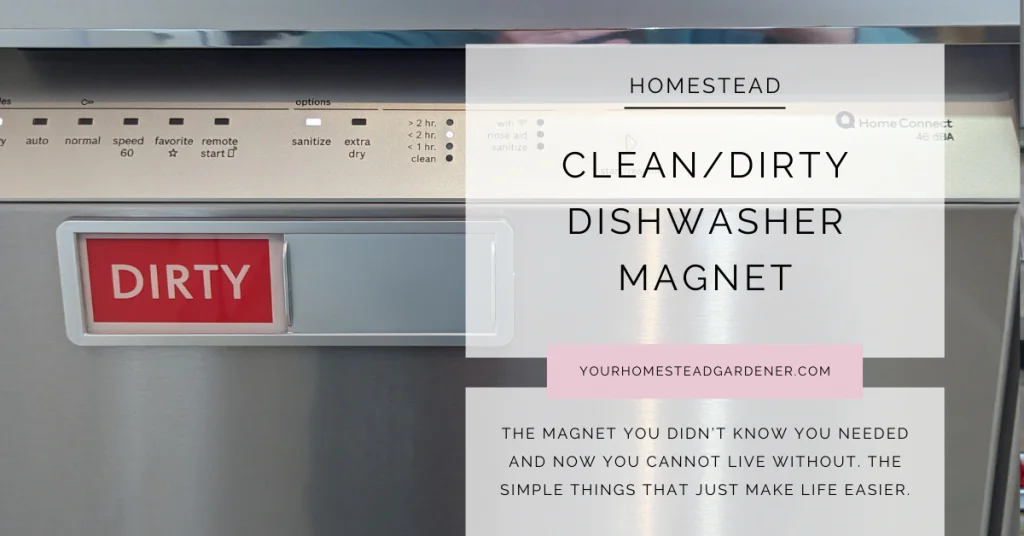 Clean Dirty Dishwasher Magnet