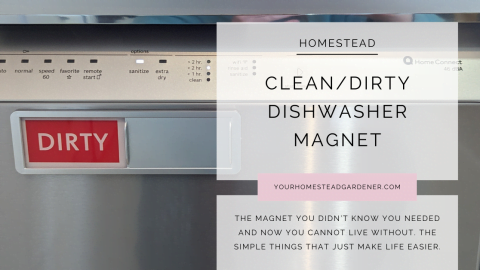 Clean Dirty Dishwasher Magnet