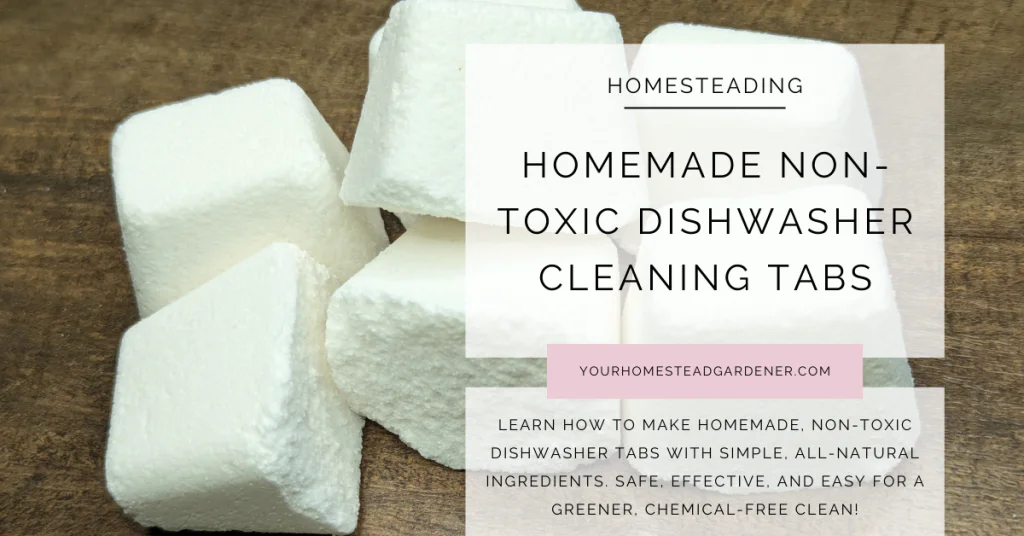 Homemade Dishwasher Tabs