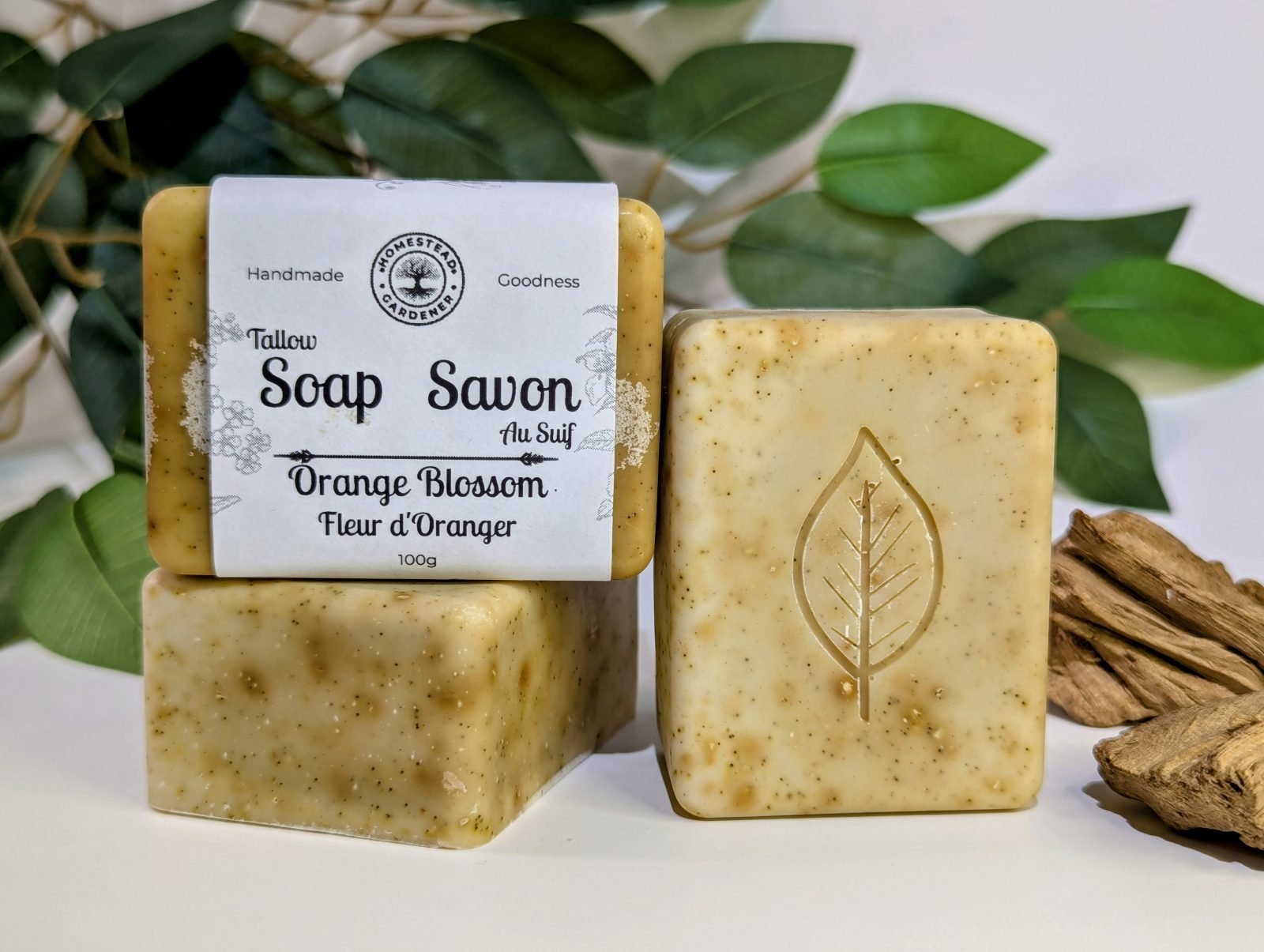 Orange Blossom - Tallow Soap - Image 2