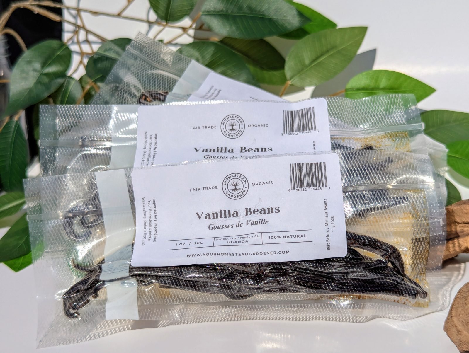 Premium Vanilla Beans - 1oz