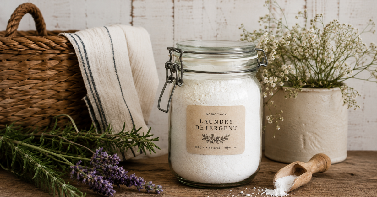 septic safe DIY laundry detergent